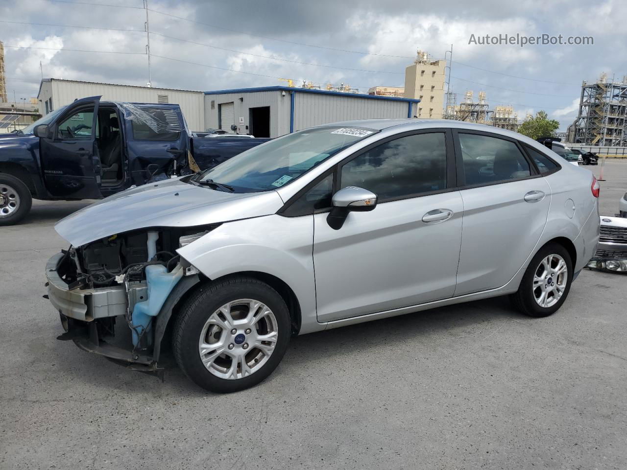 2016 Ford Fiesta Se Silver vin: 3FADP4BJ6GM166482