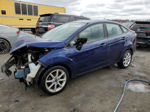 2016 Ford Fiesta Se Синий vin: 3FADP4BJ6GM170211