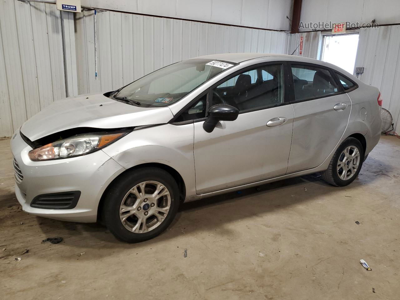 2016 Ford Fiesta Se Silver vin: 3FADP4BJ6GM179863