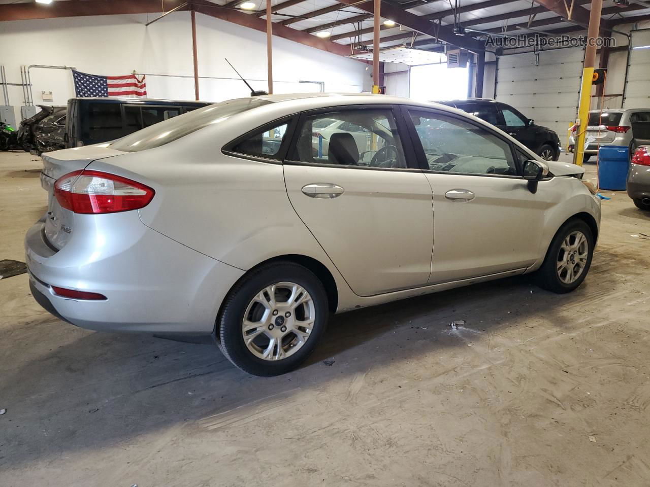 2016 Ford Fiesta Se Silver vin: 3FADP4BJ6GM179863