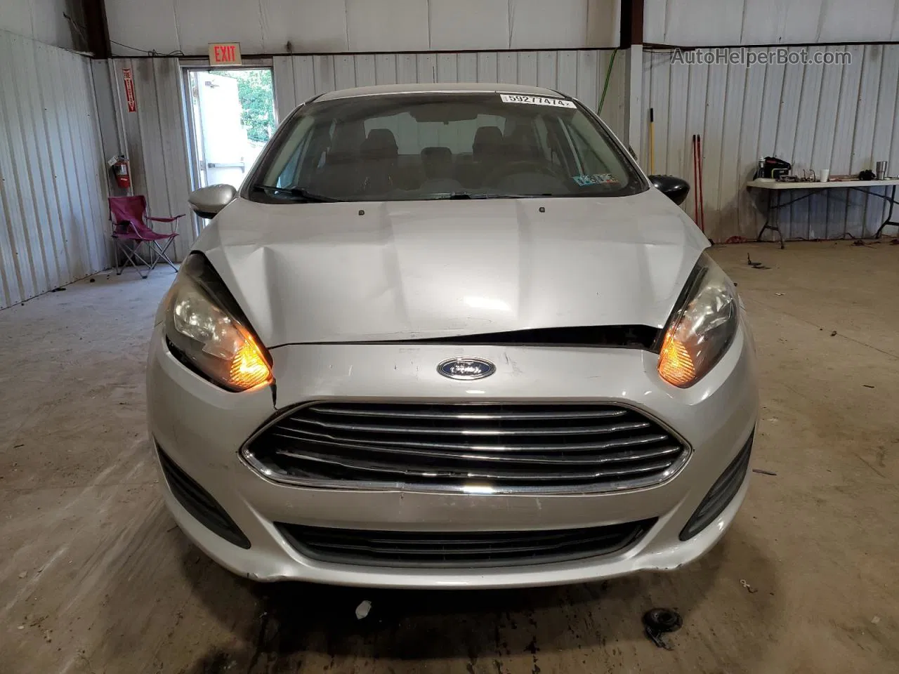 2016 Ford Fiesta Se Silver vin: 3FADP4BJ6GM179863