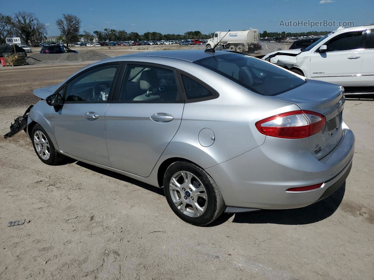 2016 Ford Fiesta Se Silver vin: 3FADP4BJ6GM180060