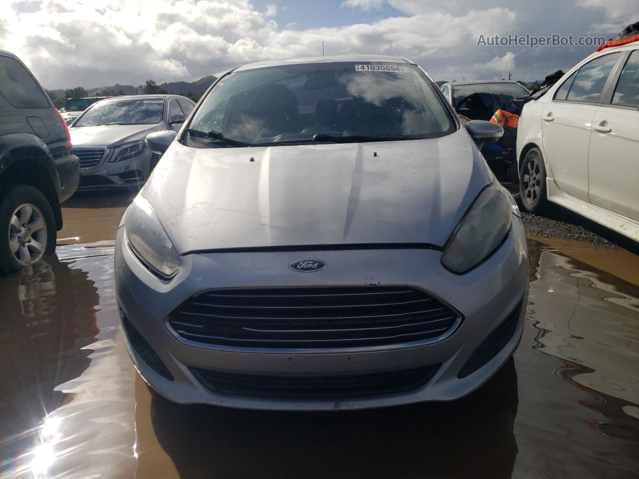 2016 Ford Fiesta Se Silver vin: 3FADP4BJ6GM186134