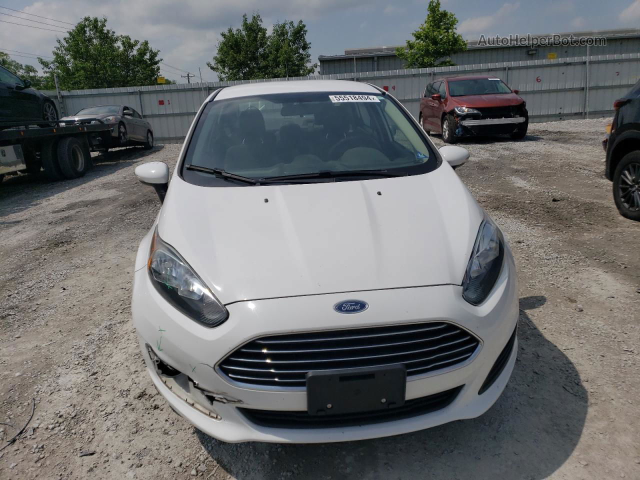 2016 Ford Fiesta Se Белый vin: 3FADP4BJ6GM206558