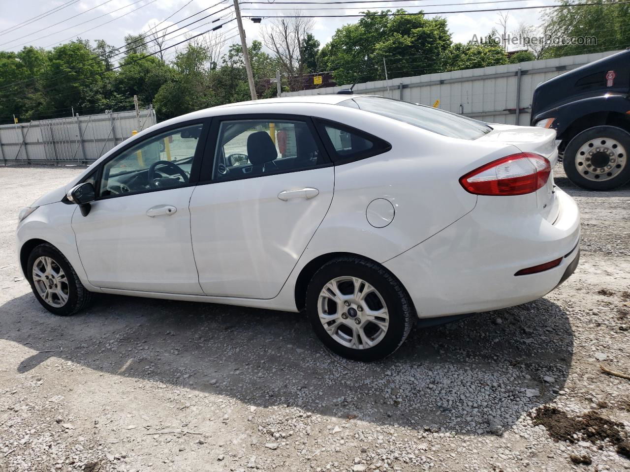 2016 Ford Fiesta Se White vin: 3FADP4BJ6GM206558