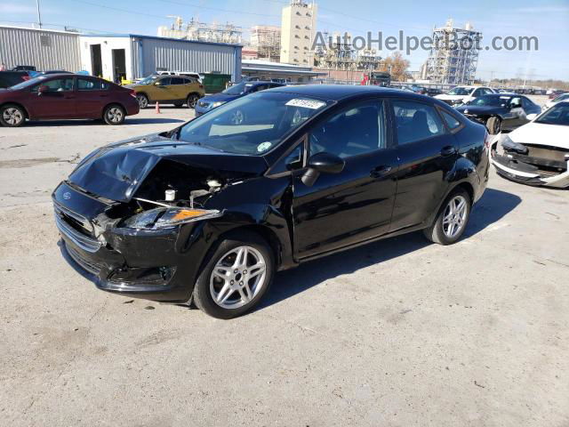 2017 Ford Fiesta Se Черный vin: 3FADP4BJ6HM103223