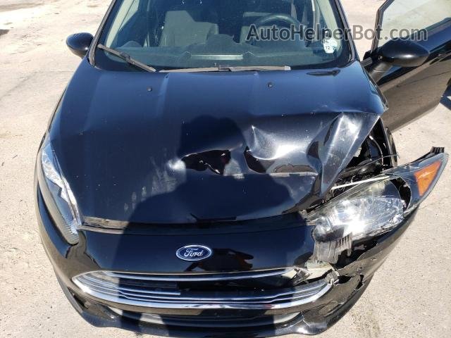 2017 Ford Fiesta Se Черный vin: 3FADP4BJ6HM103223
