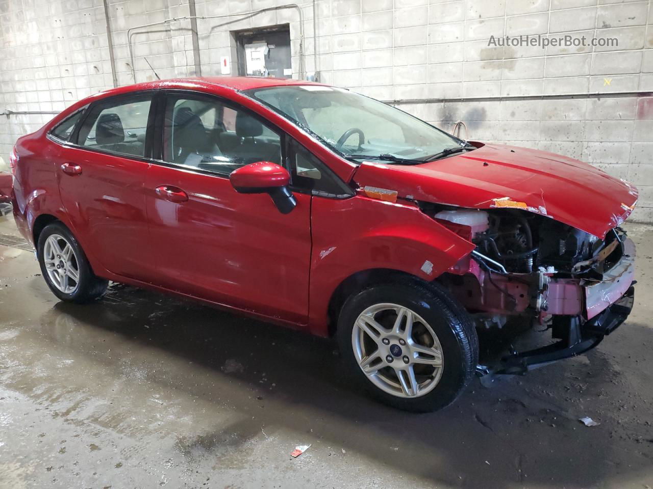 2017 Ford Fiesta Se Red vin: 3FADP4BJ6HM112858