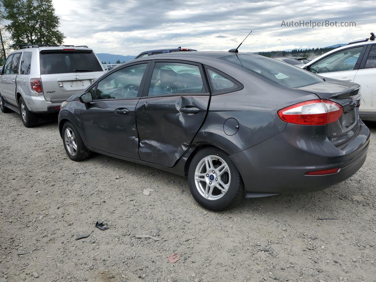 2017 Ford Fiesta Se Charcoal vin: 3FADP4BJ6HM126212