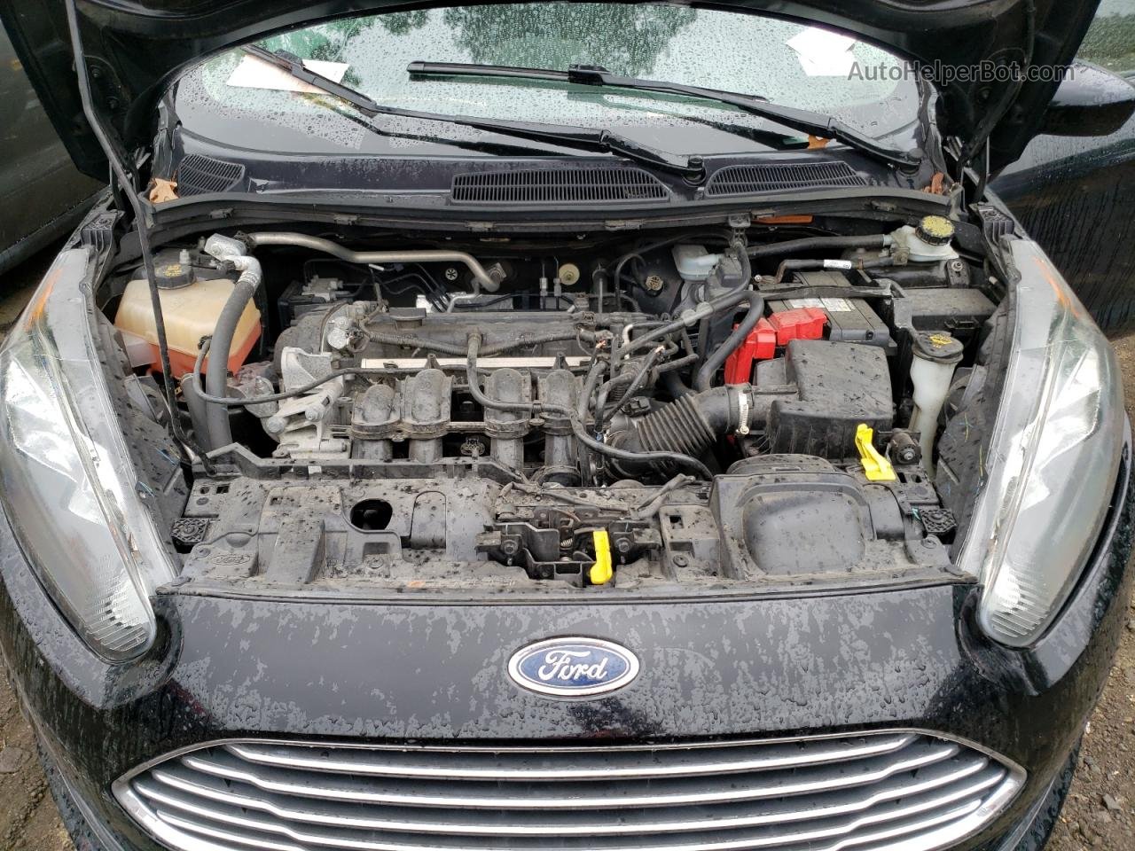 2017 Ford Fiesta Se Black vin: 3FADP4BJ6HM138909