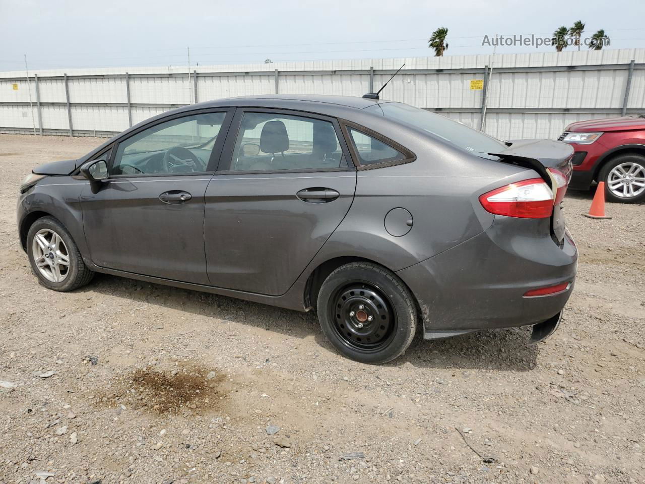 2017 Ford Fiesta Se Gray vin: 3FADP4BJ6HM140241