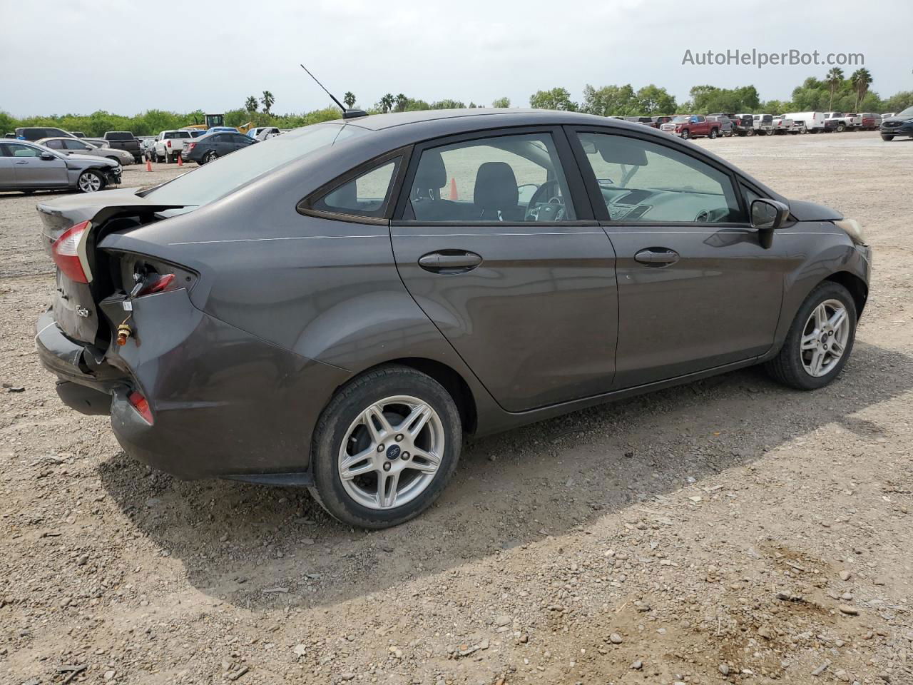 2017 Ford Fiesta Se Gray vin: 3FADP4BJ6HM140241