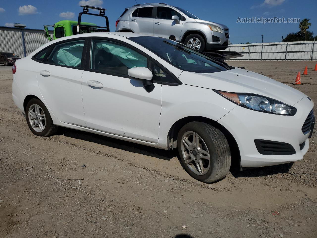 2017 Ford Fiesta Se White vin: 3FADP4BJ6HM143009