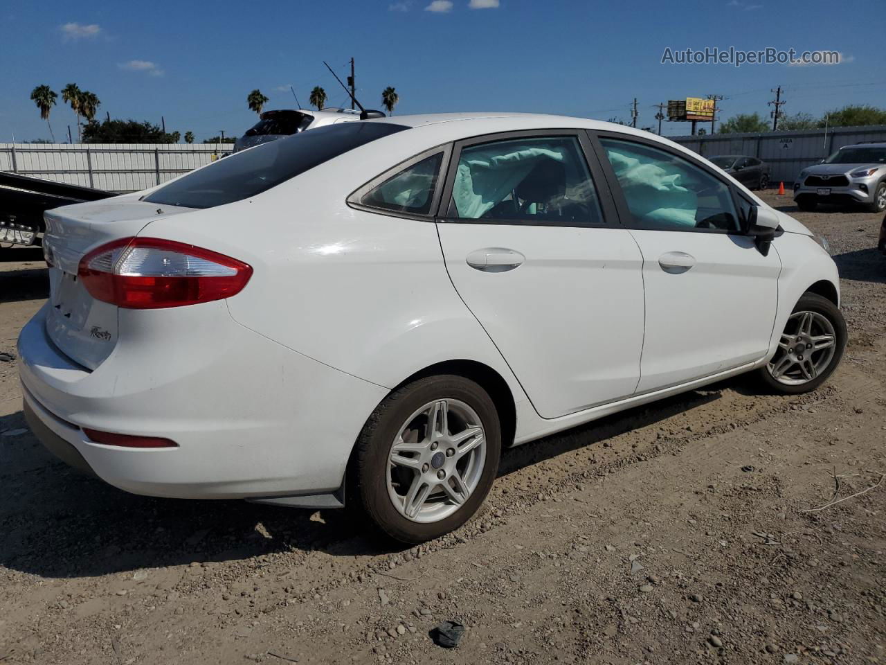 2017 Ford Fiesta Se White vin: 3FADP4BJ6HM143009