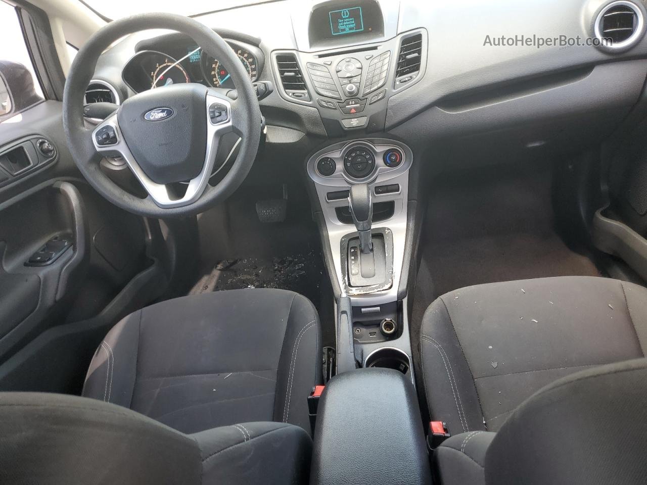2017 Ford Fiesta Se Gray vin: 3FADP4BJ6HM145066
