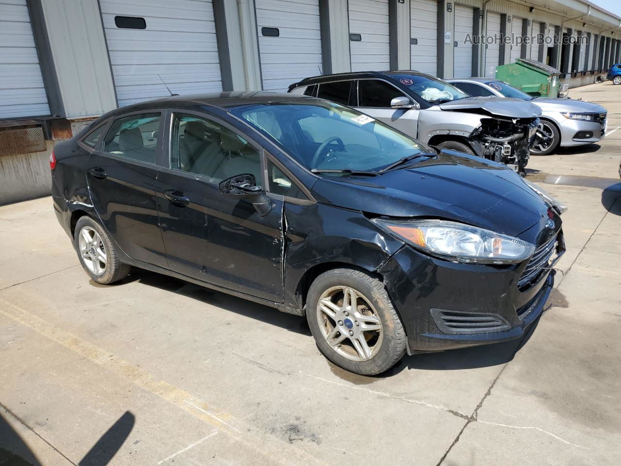 2017 Ford Fiesta Se Black vin: 3FADP4BJ6HM146010