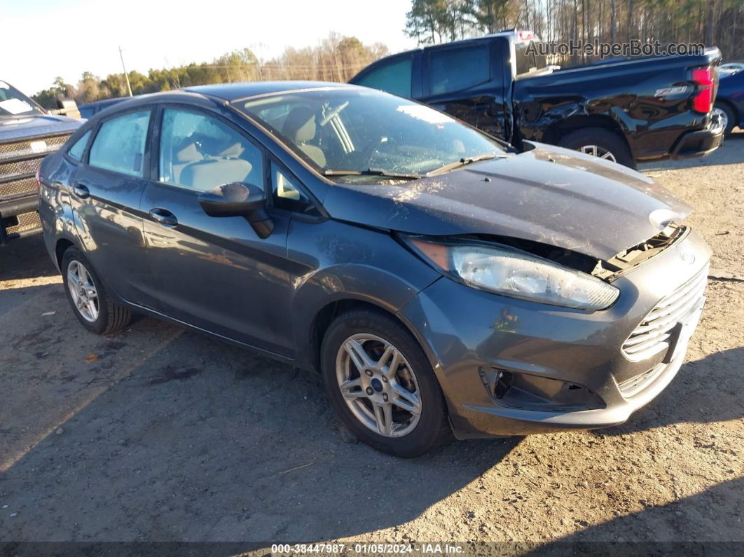 2017 Ford Fiesta Se Gray vin: 3FADP4BJ6HM146895