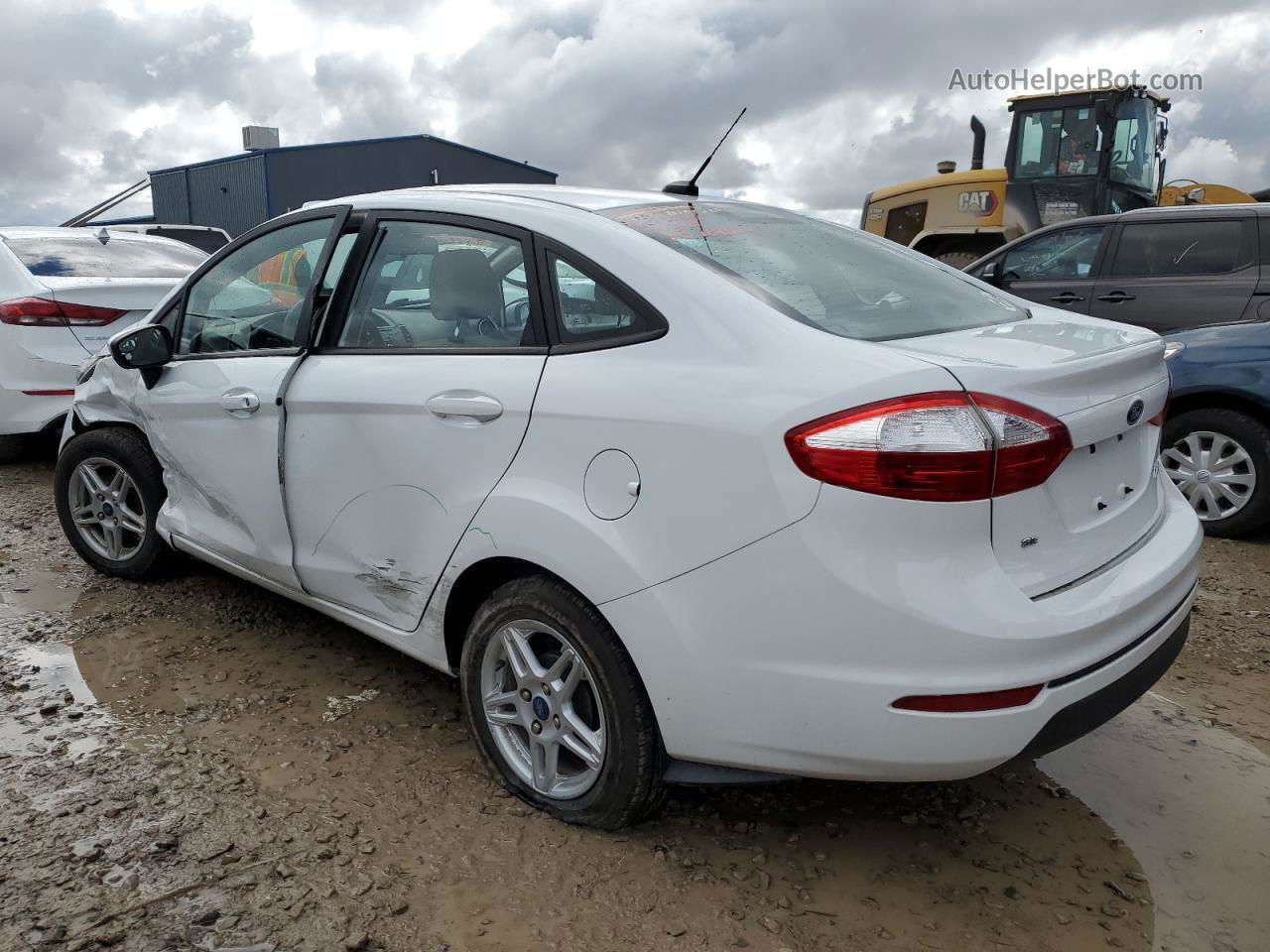 2017 Ford Fiesta Se White vin: 3FADP4BJ6HM164524