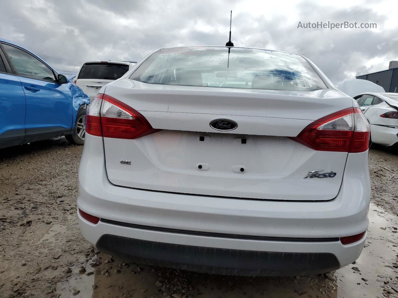 2017 Ford Fiesta Se White vin: 3FADP4BJ6HM164524