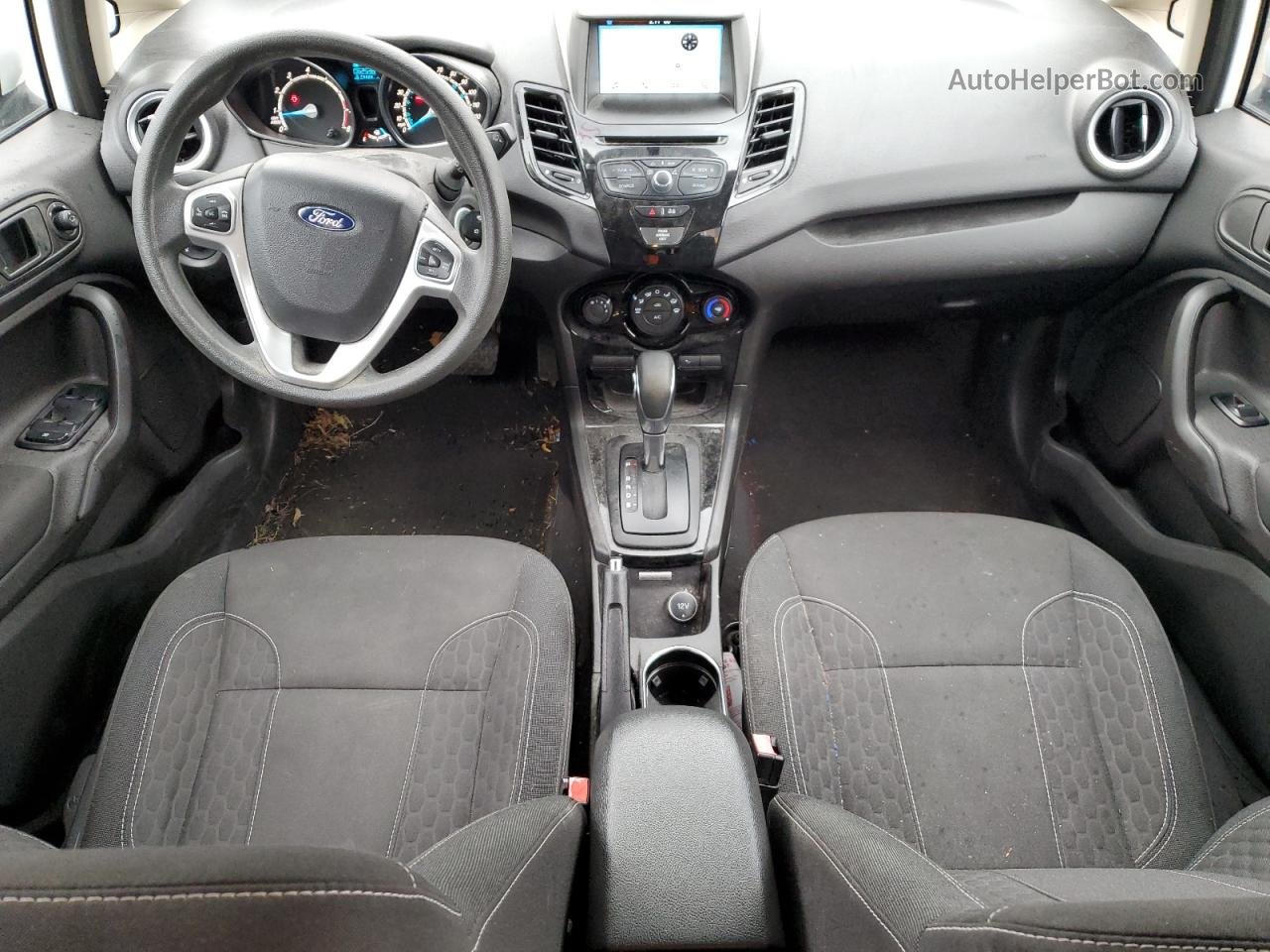 2019 Ford Fiesta Se White vin: 3FADP4BJ6KM103214