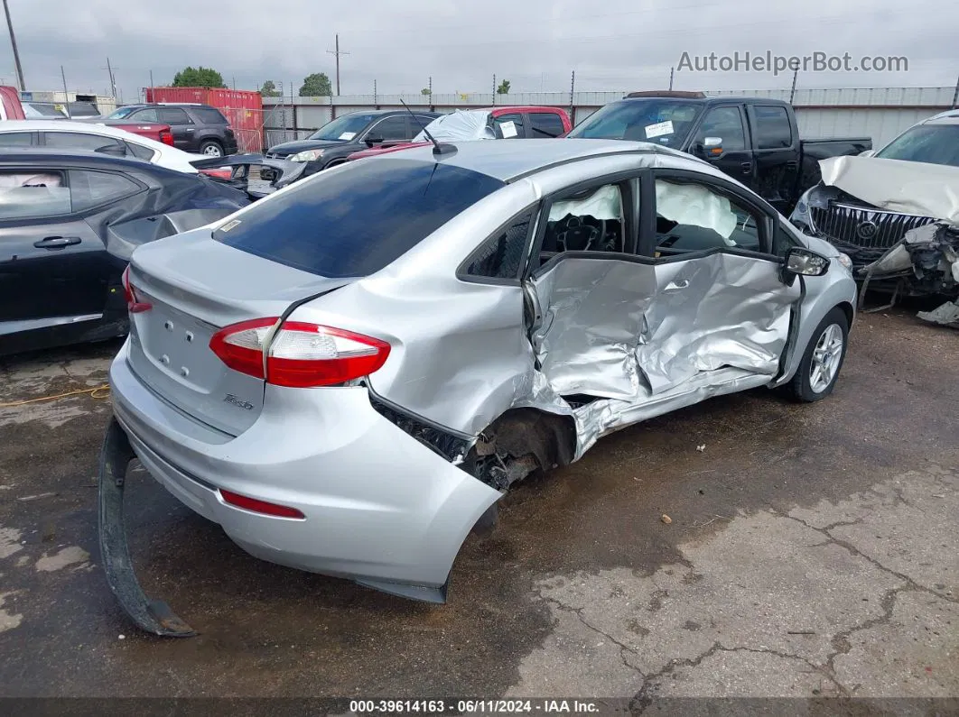 2019 Ford Fiesta Se Silver vin: 3FADP4BJ6KM108512