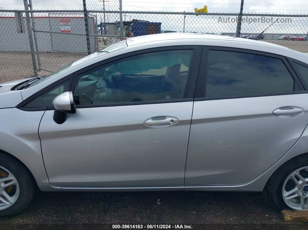 2019 Ford Fiesta Se Silver vin: 3FADP4BJ6KM108512