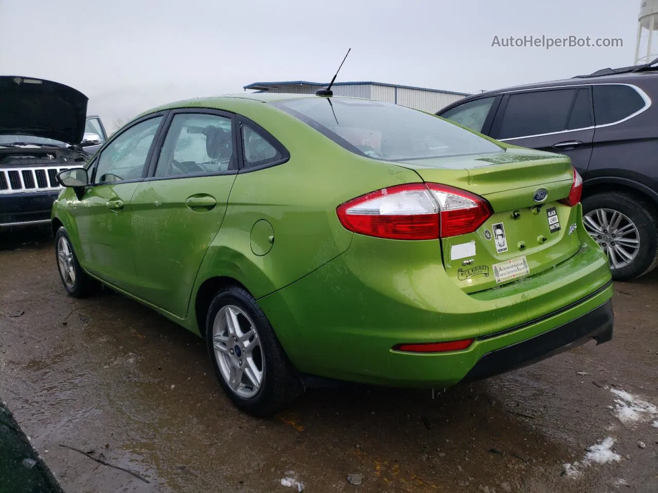 2019 Ford Fiesta Se Green vin: 3FADP4BJ6KM119574