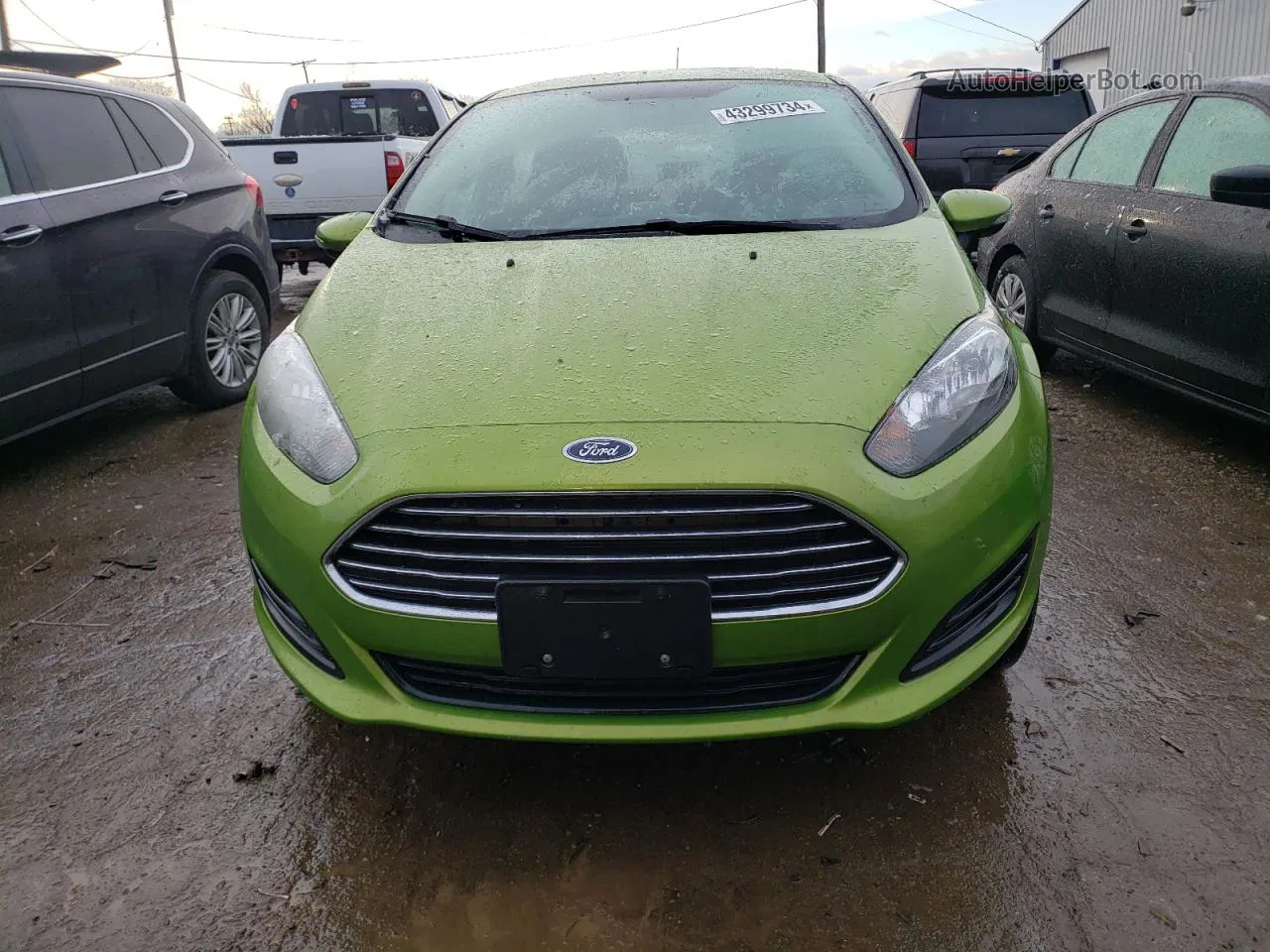 2019 Ford Fiesta Se Green vin: 3FADP4BJ6KM119574