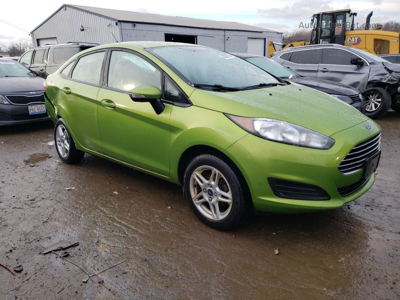 2019 Ford Fiesta Se Green vin: 3FADP4BJ6KM119574