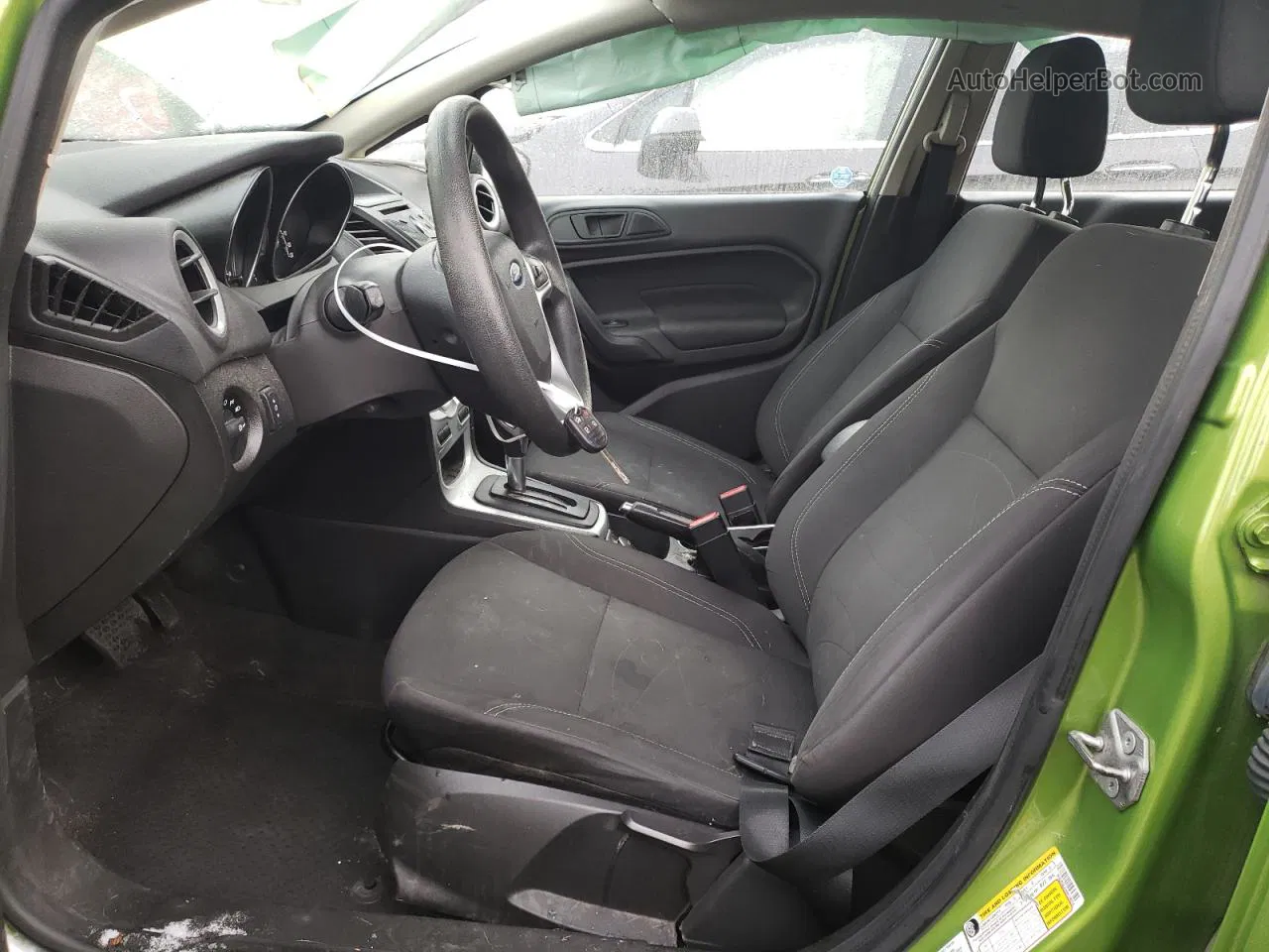 2019 Ford Fiesta Se Green vin: 3FADP4BJ6KM119574