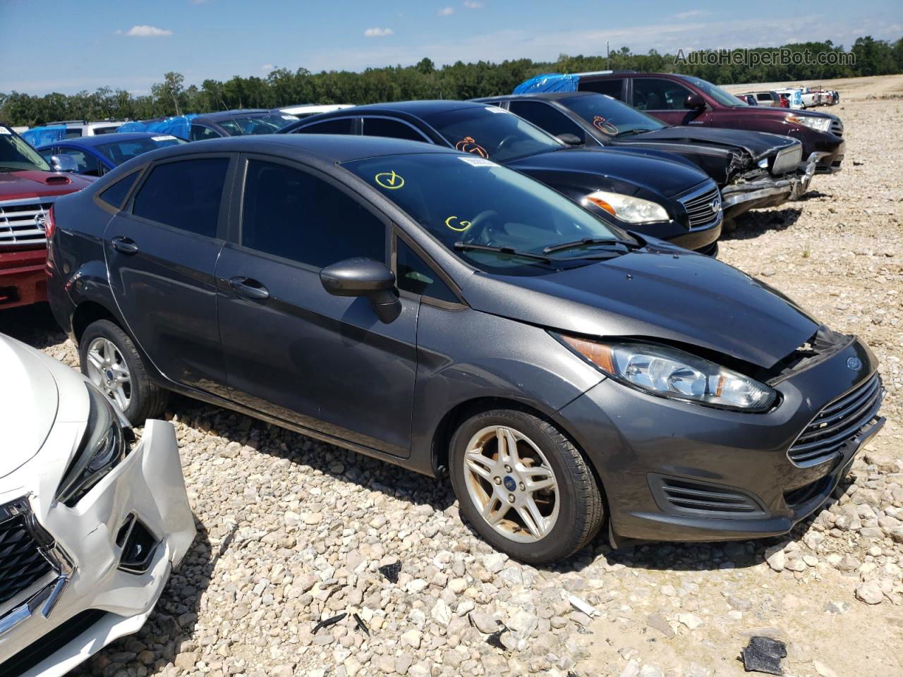 2019 Ford Fiesta Se Charcoal vin: 3FADP4BJ6KM120790