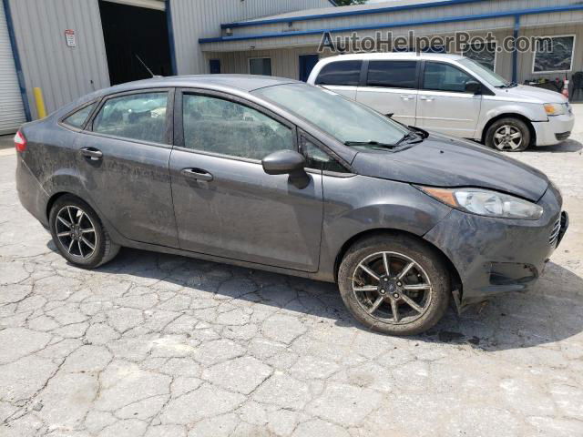 2019 Ford Fiesta Se Gray vin: 3FADP4BJ6KM126749