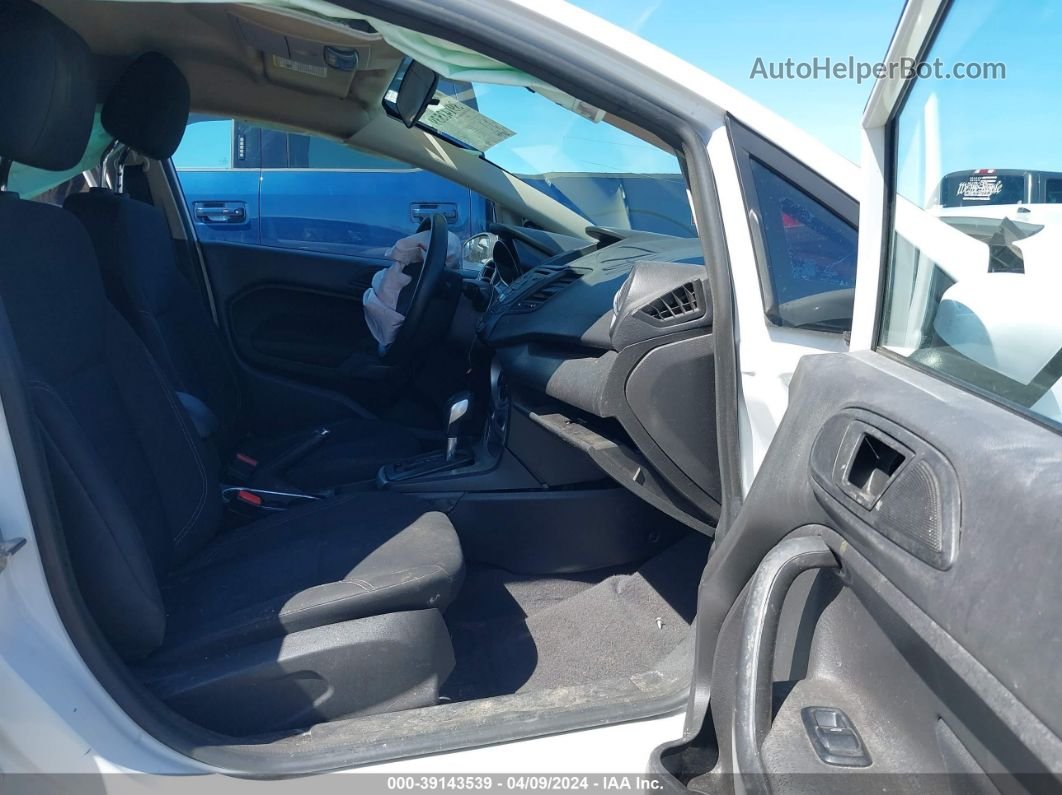 2019 Ford Fiesta Se White vin: 3FADP4BJ6KM130431