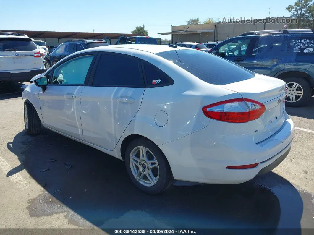 2019 Ford Fiesta Se Белый vin: 3FADP4BJ6KM130431