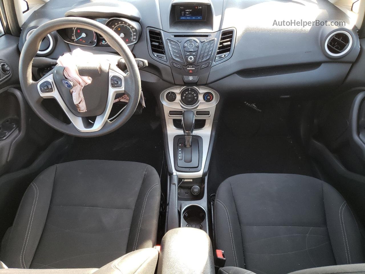 2019 Ford Fiesta Se Black vin: 3FADP4BJ6KM132132