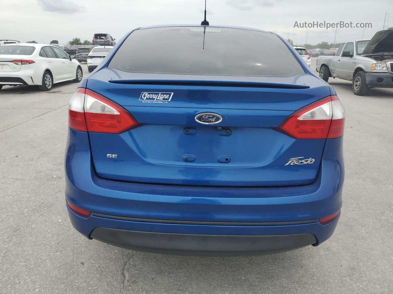 2019 Ford Fiesta Se Blue vin: 3FADP4BJ6KM138125