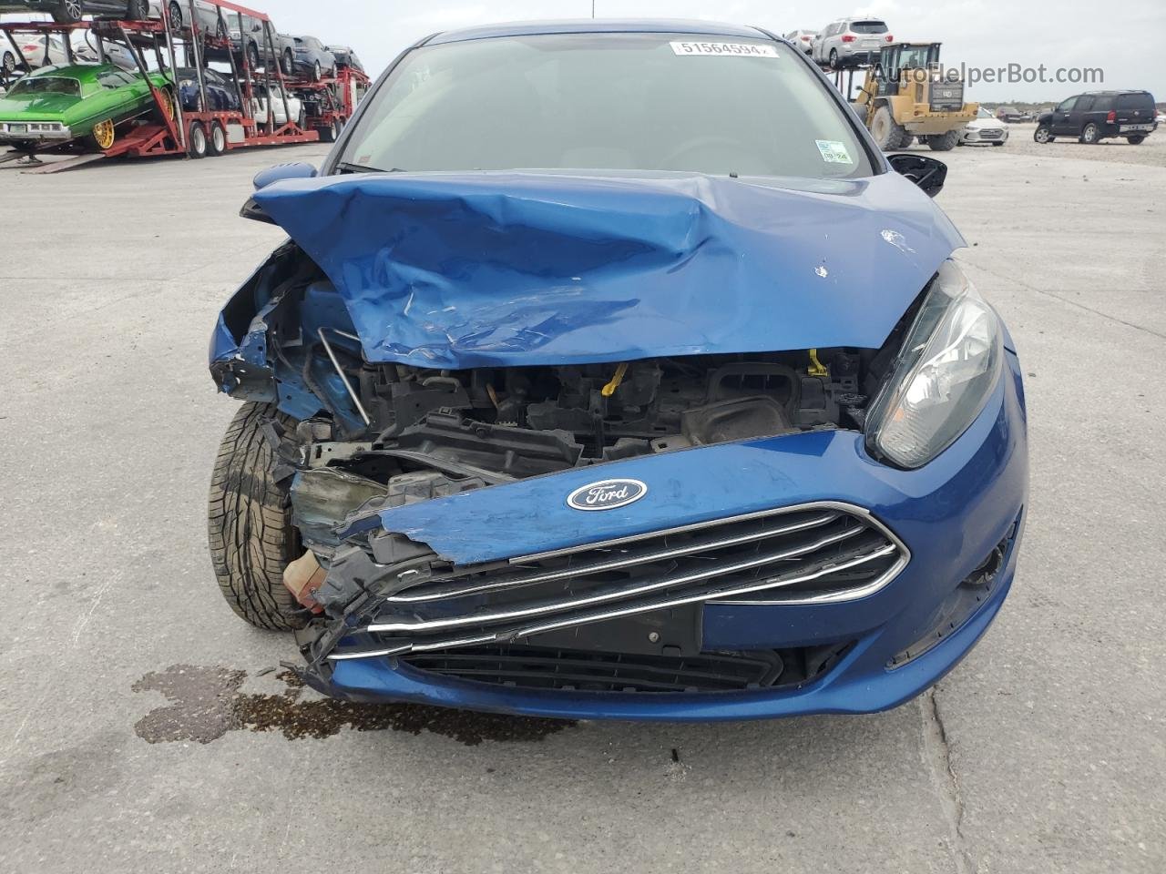 2019 Ford Fiesta Se Blue vin: 3FADP4BJ6KM138125