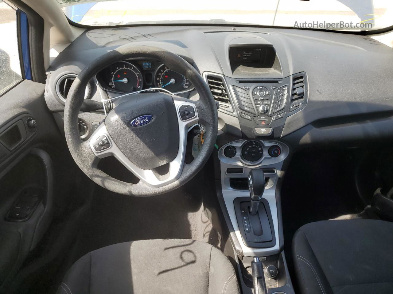 2019 Ford Fiesta Se Blue vin: 3FADP4BJ6KM142899