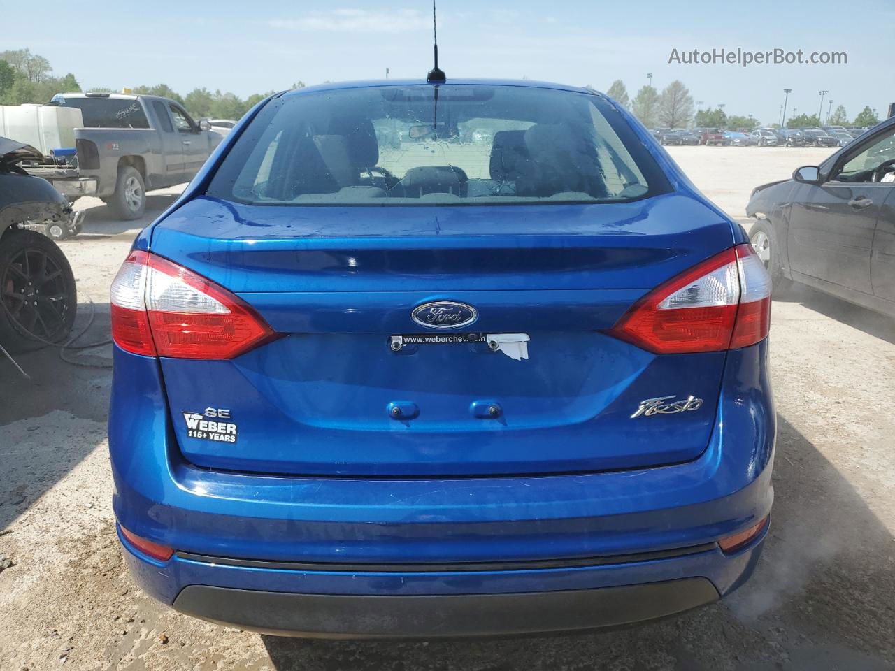 2019 Ford Fiesta Se Blue vin: 3FADP4BJ6KM142899