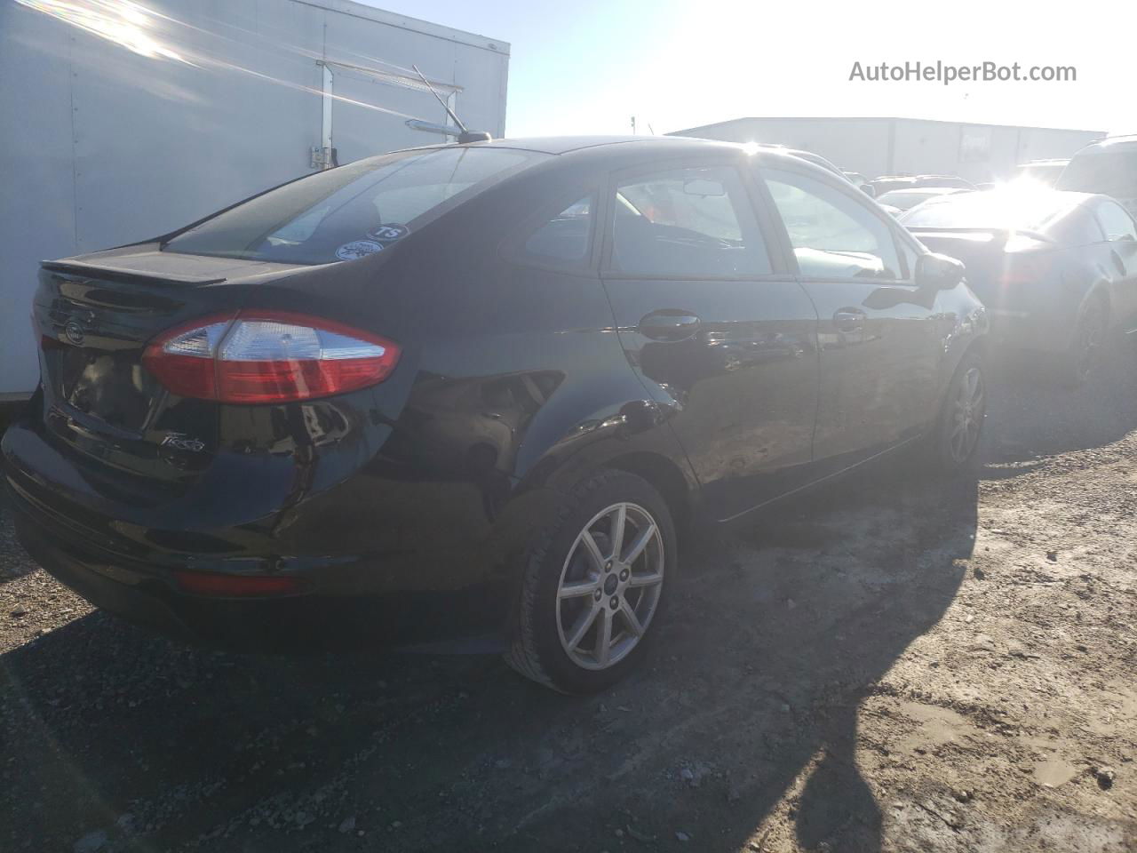 2019 Ford Fiesta Se Black vin: 3FADP4BJ6KM149786