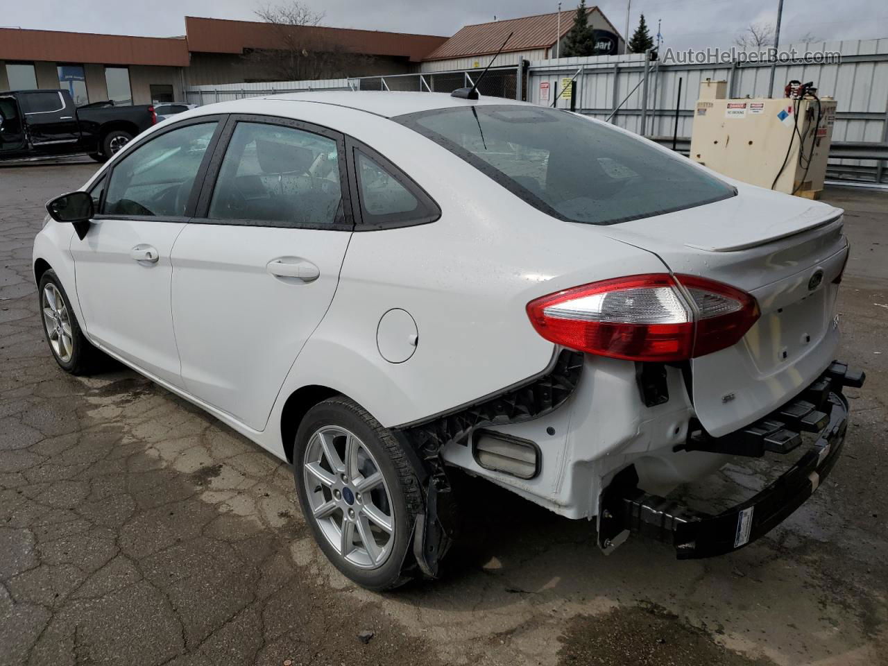 2019 Ford Fiesta Se Белый vin: 3FADP4BJ6KM150596