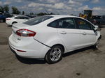 2019 Ford Fiesta Se White vin: 3FADP4BJ6KM158231