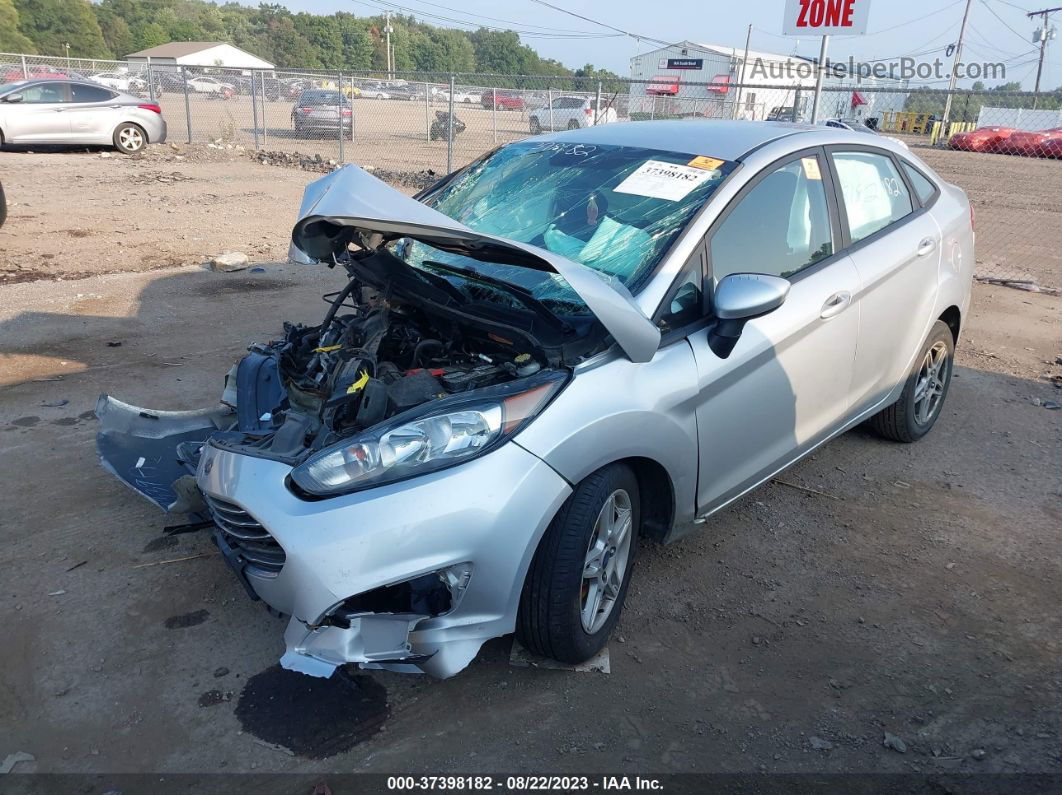 2019 Ford Fiesta Se Silver vin: 3FADP4BJ6KM165244