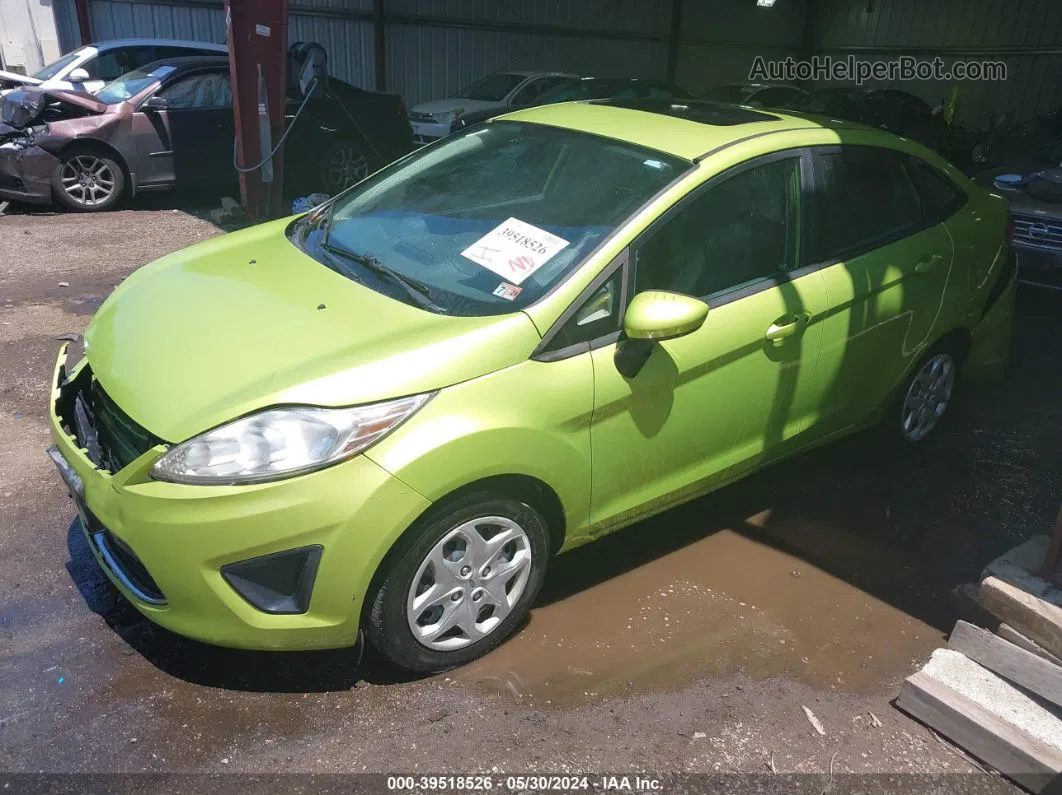 2011 Ford Fiesta Se Green vin: 3FADP4BJ7BM159551