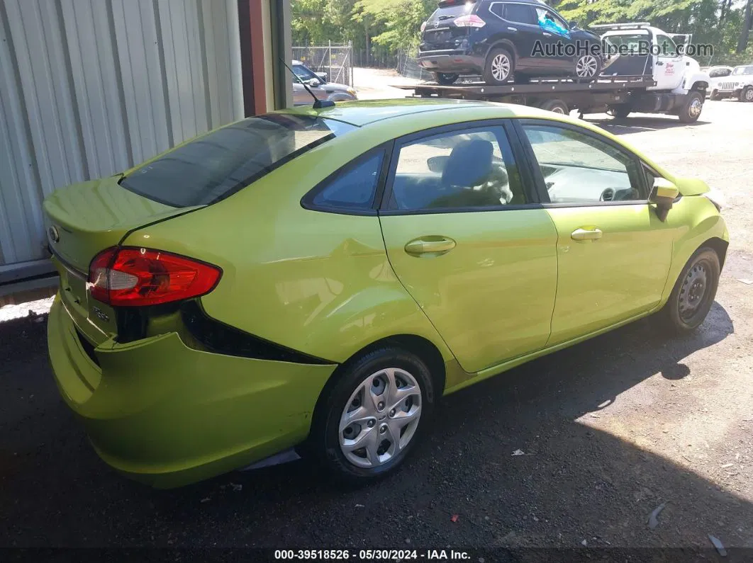 2011 Ford Fiesta Se Green vin: 3FADP4BJ7BM159551