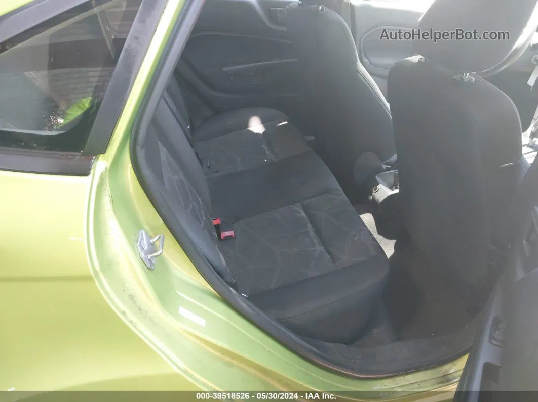 2011 Ford Fiesta Se Green vin: 3FADP4BJ7BM159551