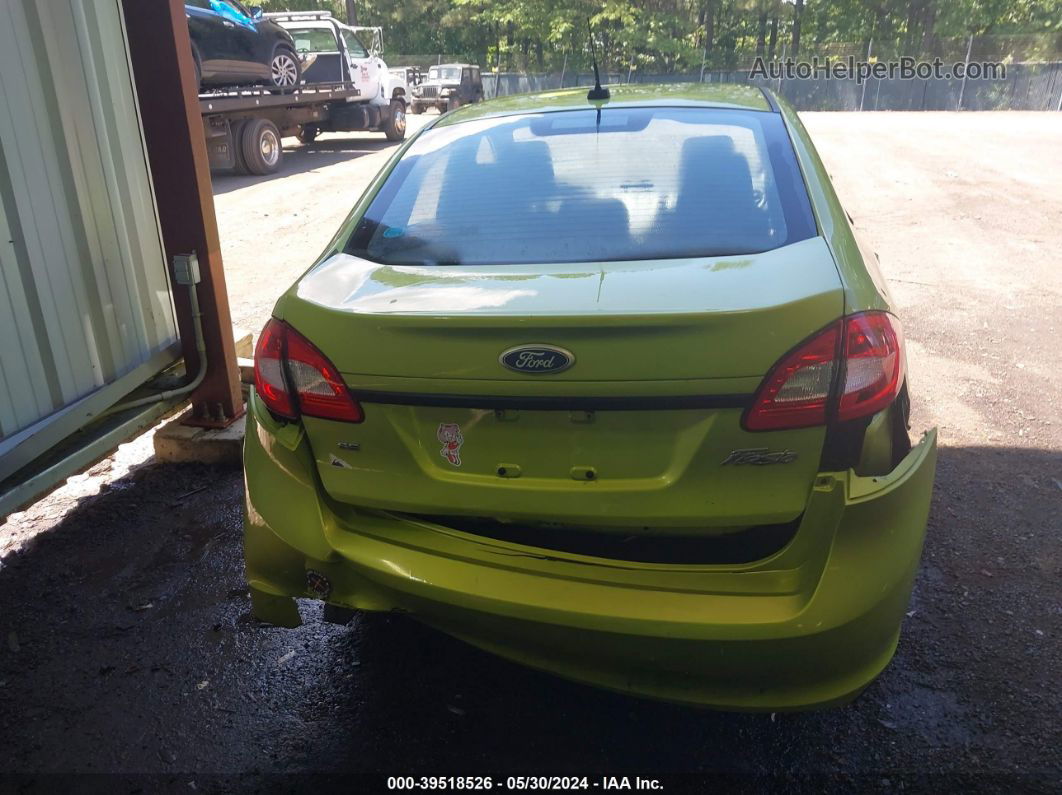 2011 Ford Fiesta Se Green vin: 3FADP4BJ7BM159551