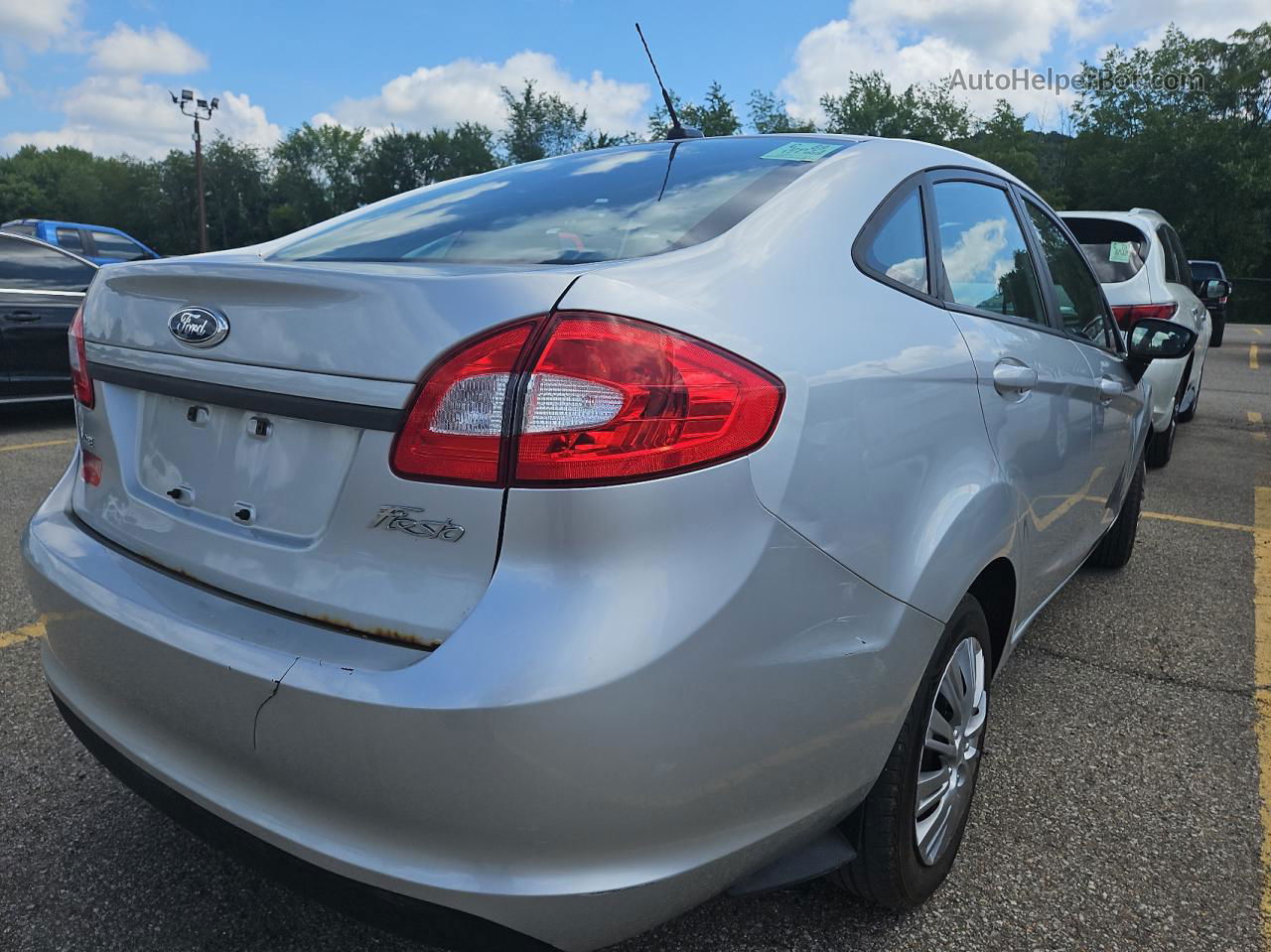 2011 Ford Fiesta Se Silver vin: 3FADP4BJ7BM216377