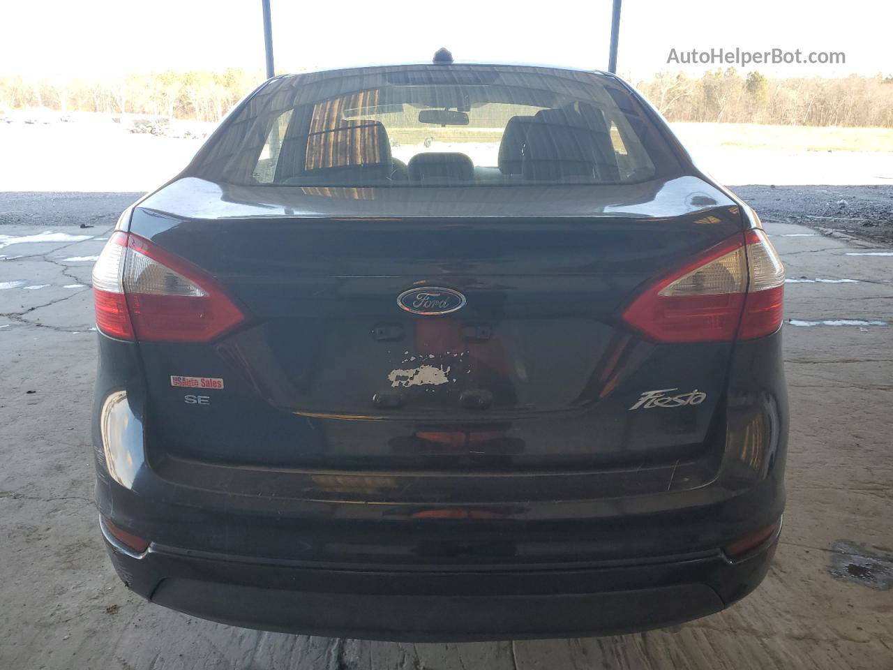 2015 Ford Fiesta Se Black vin: 3FADP4BJ7FM126023