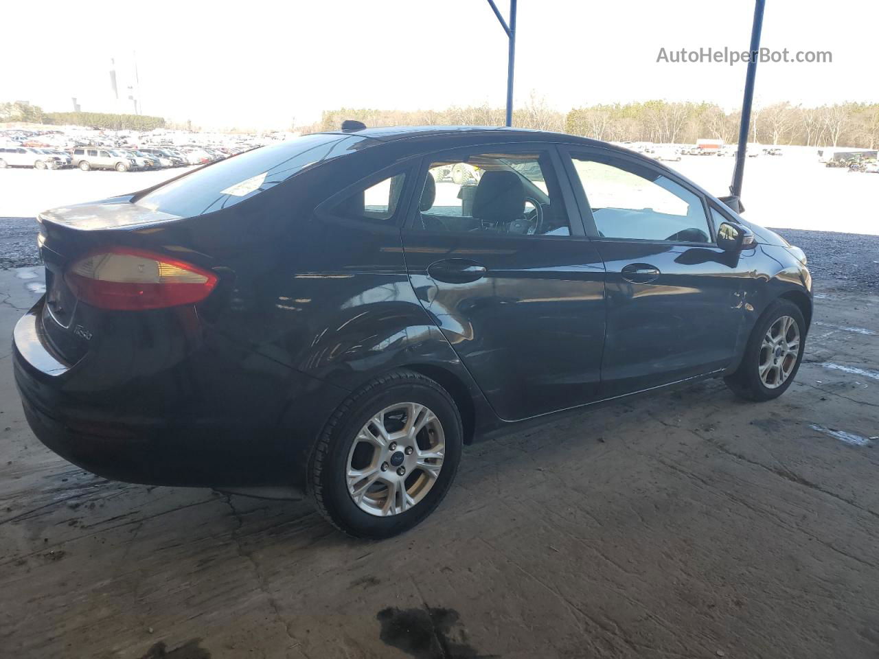 2015 Ford Fiesta Se Black vin: 3FADP4BJ7FM126023